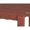 Alaterre Furniture Country Cottage Bench, Red Antique Finish ACCA03RA - alternate 4